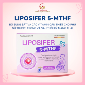 LIPOSIFER 5-MTHF – bổ sung sắt & folate thế hệ mới, ngăn ngừa dị tật thai nhi, mẹ khỏe con thông minh! 💕