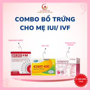 COMBO BỔ TRỨNG CHO MẸ IUI IVF